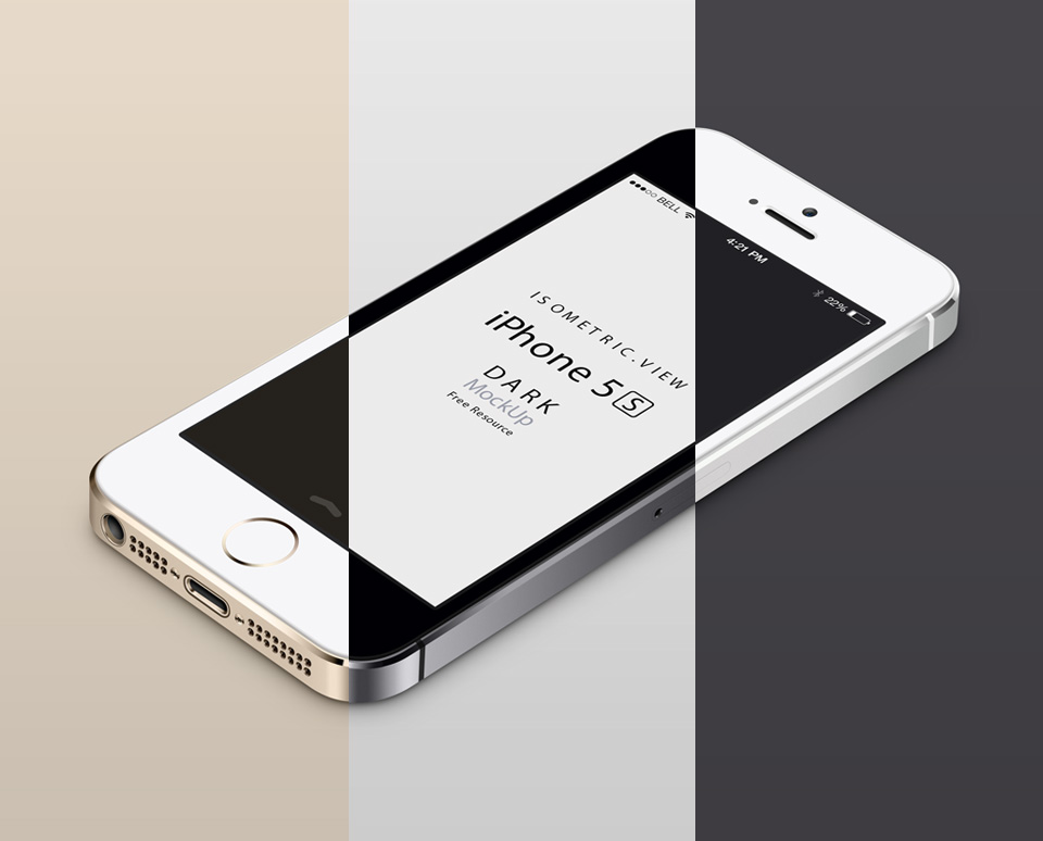 001-iphone-5S-mobile-celular-isometric-view-3d-mock-up-psd